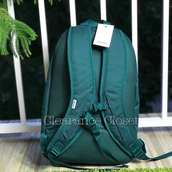 Converse Poly Chuck Plus 1.0 Backpack Green Unisex - Picture 3 of 5